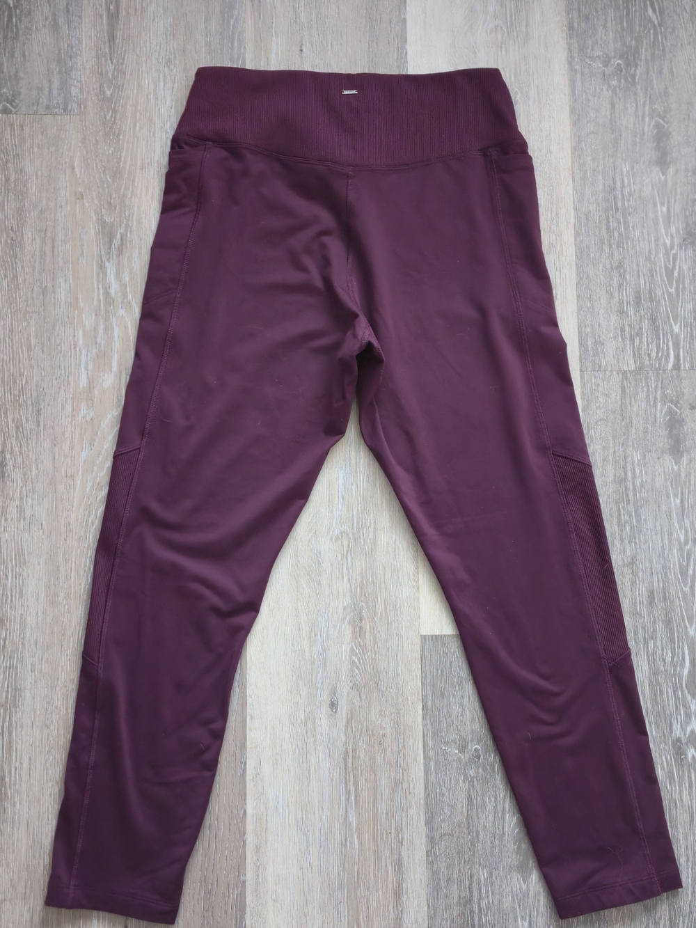 PINK Victoria's Secret Wine-Colored High-Waist Leggings